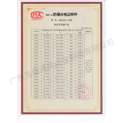 防爆合格证-防爆离心风机02